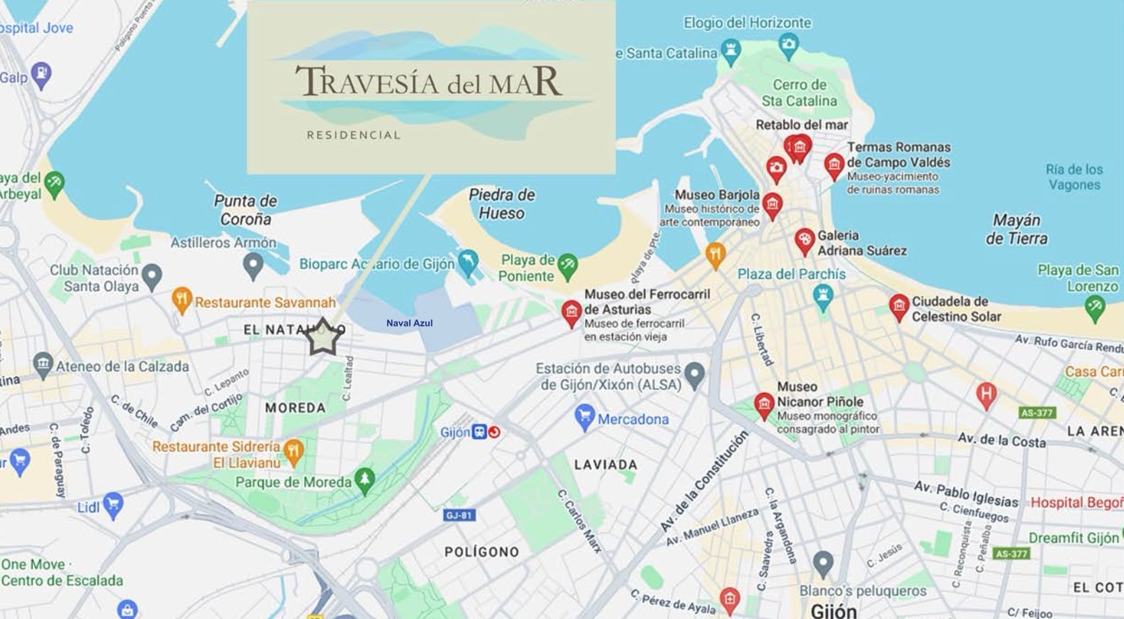 Promoción Travesía del Mar - Localización